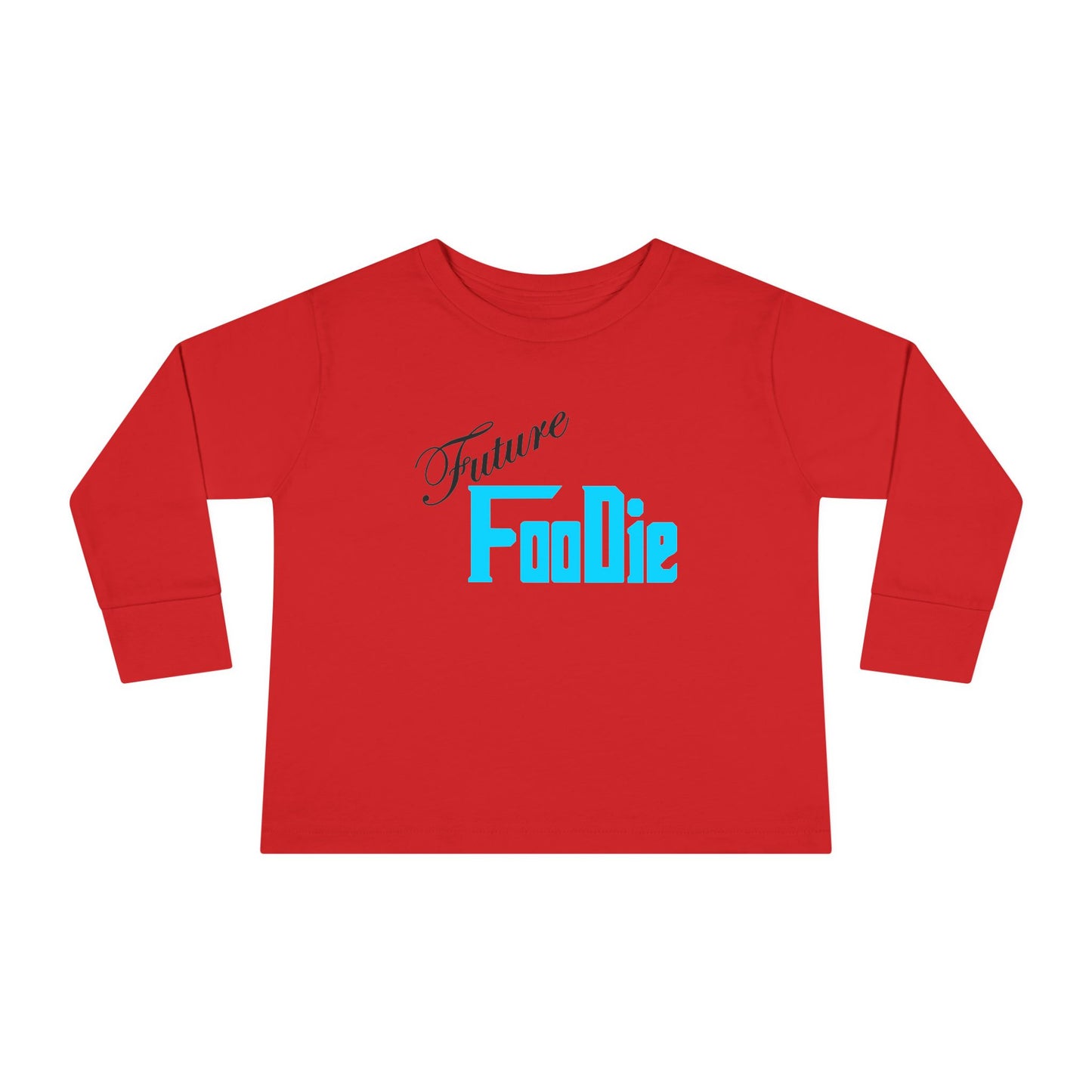 L.O.E.F Future Foodie Toddler Long Sleeve Tee (Neon Blue)