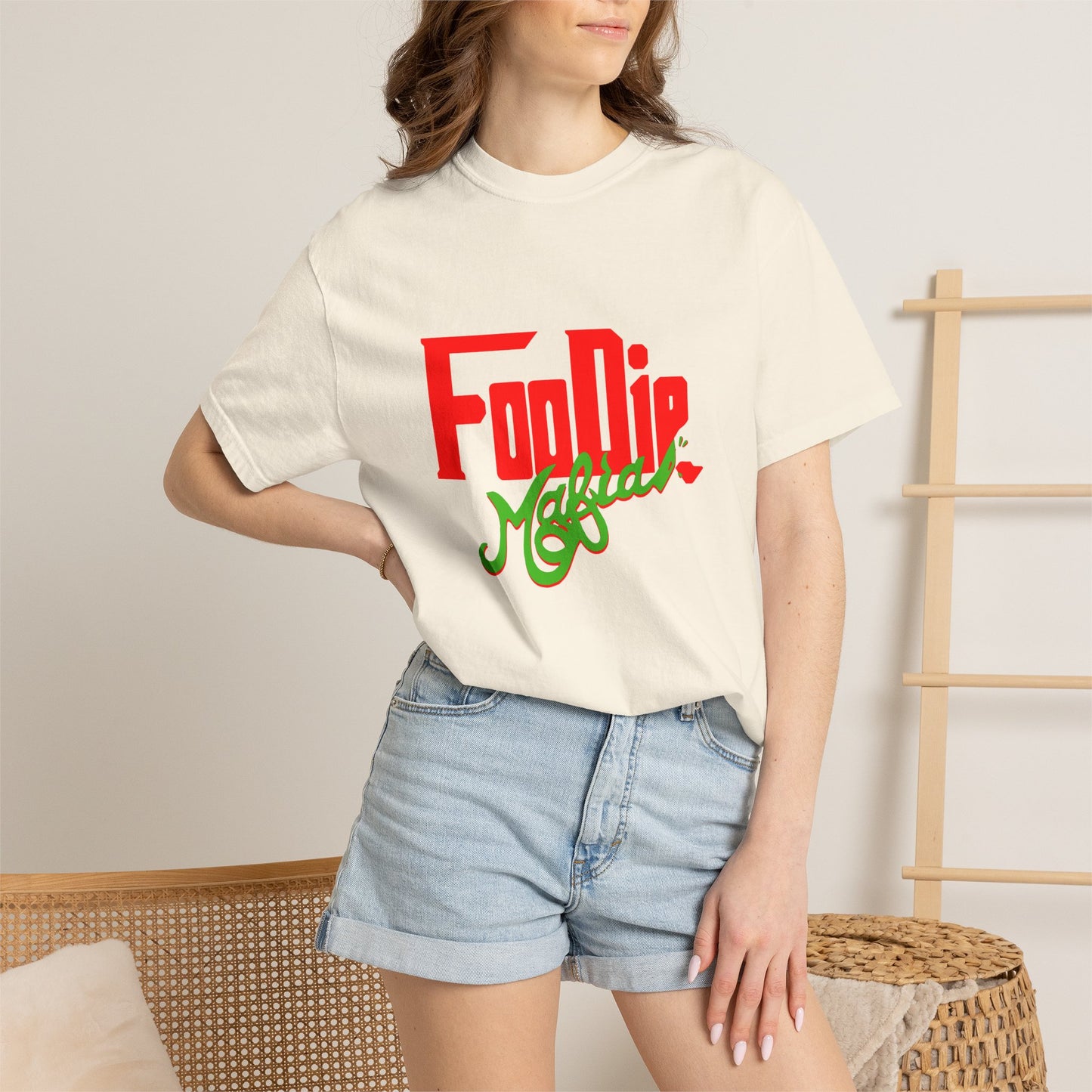 L.O.E.F Red Foodie Mafia Unisex Tee Shirt (Kelly Green)