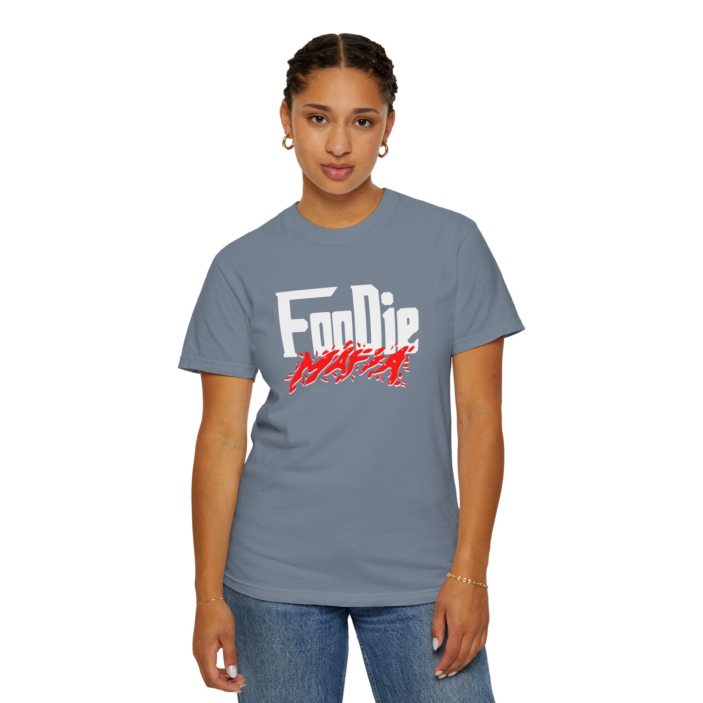 L.O.E.F Foodie Mafia Unisex Tee Shirt  (Red)