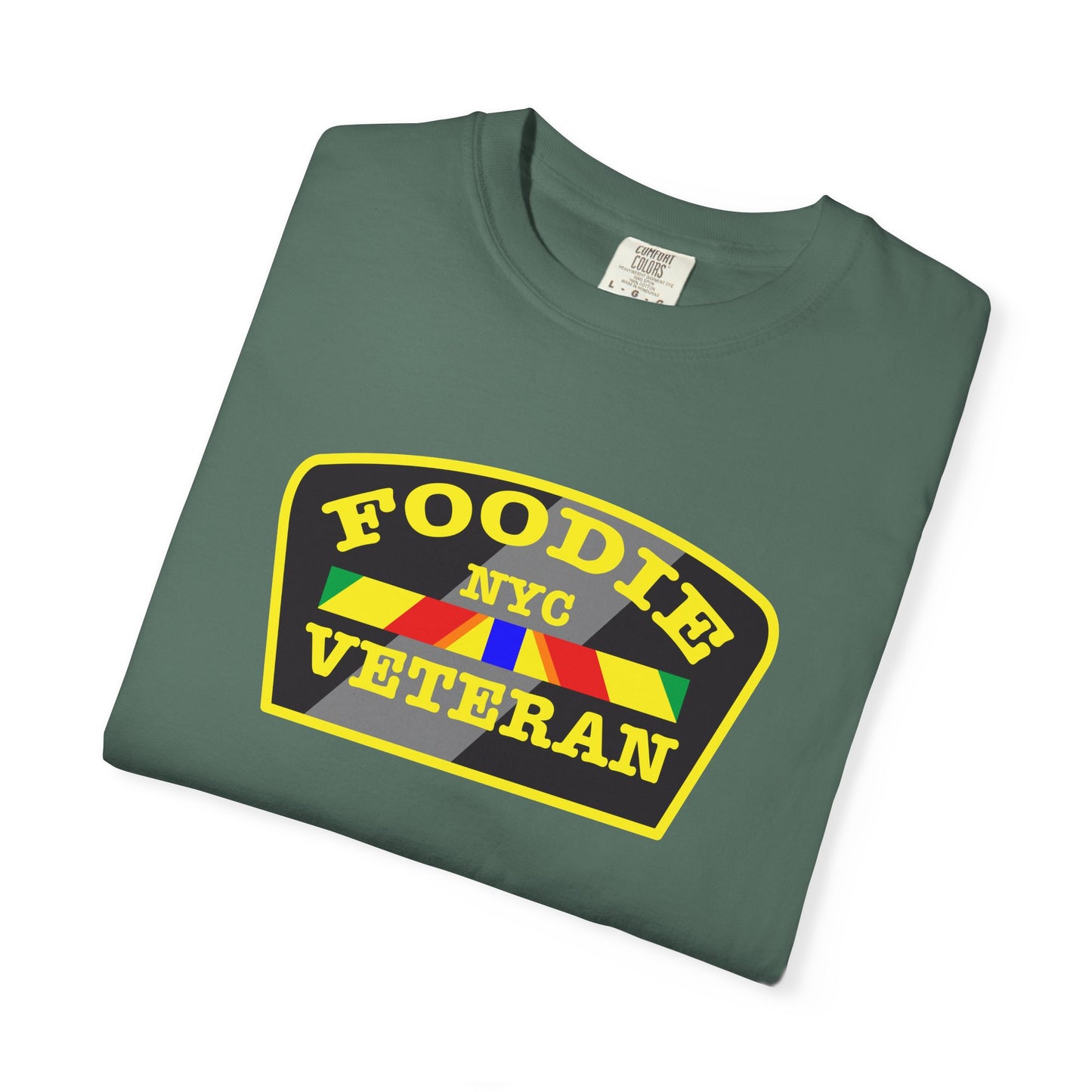 L.O.E.F Foodie Veteran NYC Unisex Tee Shirt (Yellow)
