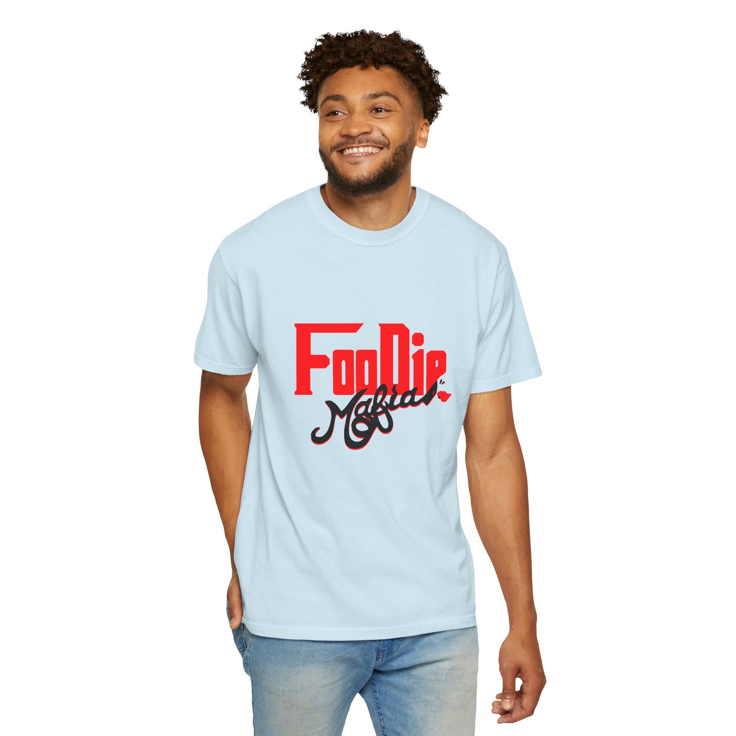L.O.E.F Red Foodie Mafia Unisex Tee shirt (Black)