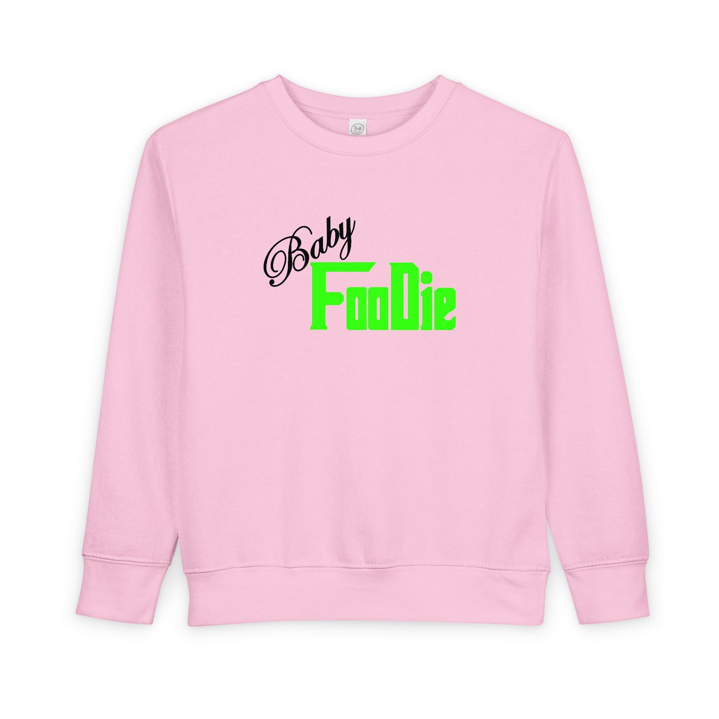 L.O.E.F Baby Foodie Toddler Sweatshirt (Neon Green)