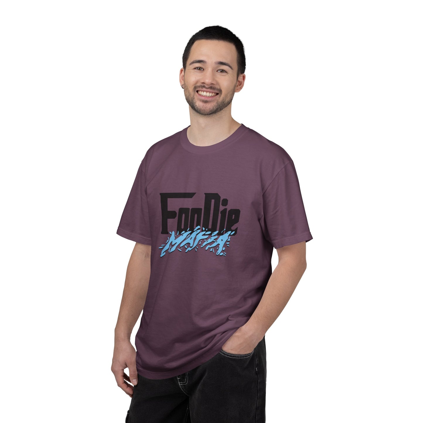 L.O.E.F Foodie Mafia Unisex Tee Shirt (Baby Blue)