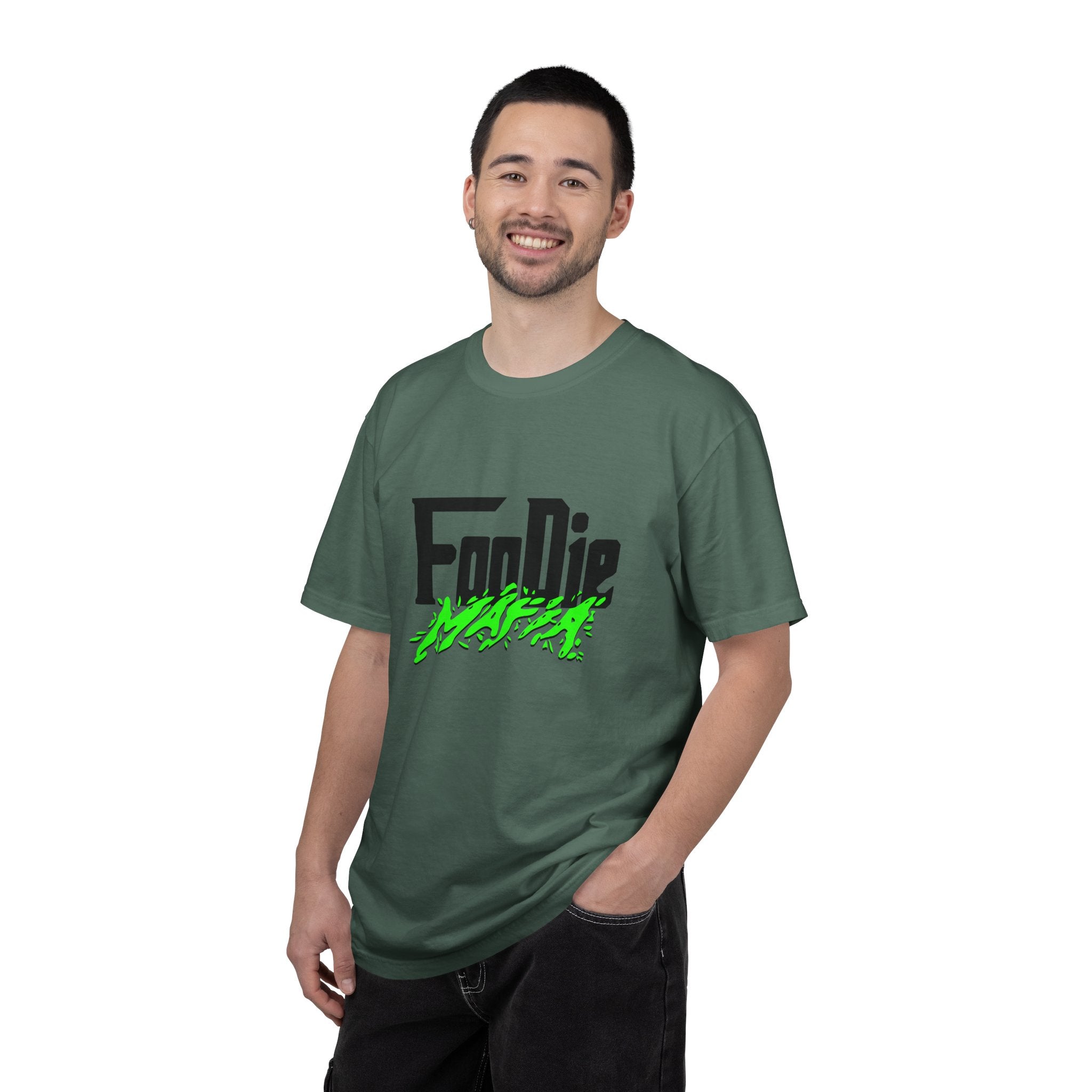 L.O.E.F Foodie Mafia Tee Shirt (Neon Green)