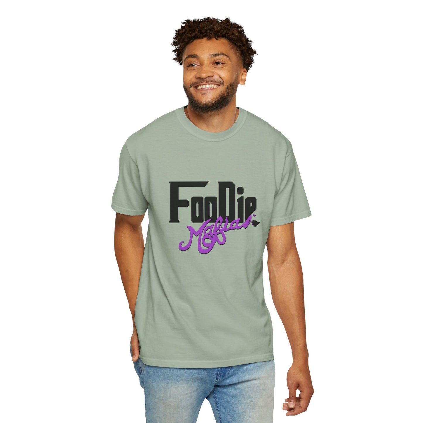 L.O.E.F Foodie Mafia Unisex Tee shirt (Bright Purple)