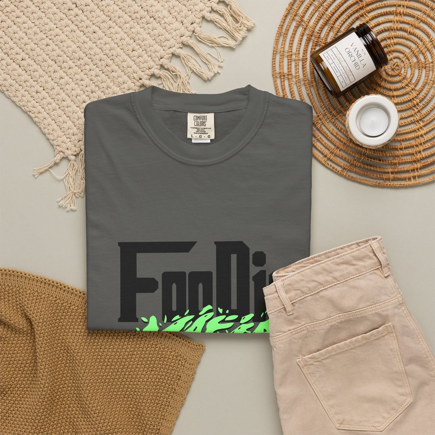 L.O.E.F Foodie Mafia Tee Shirt (Mint Green)