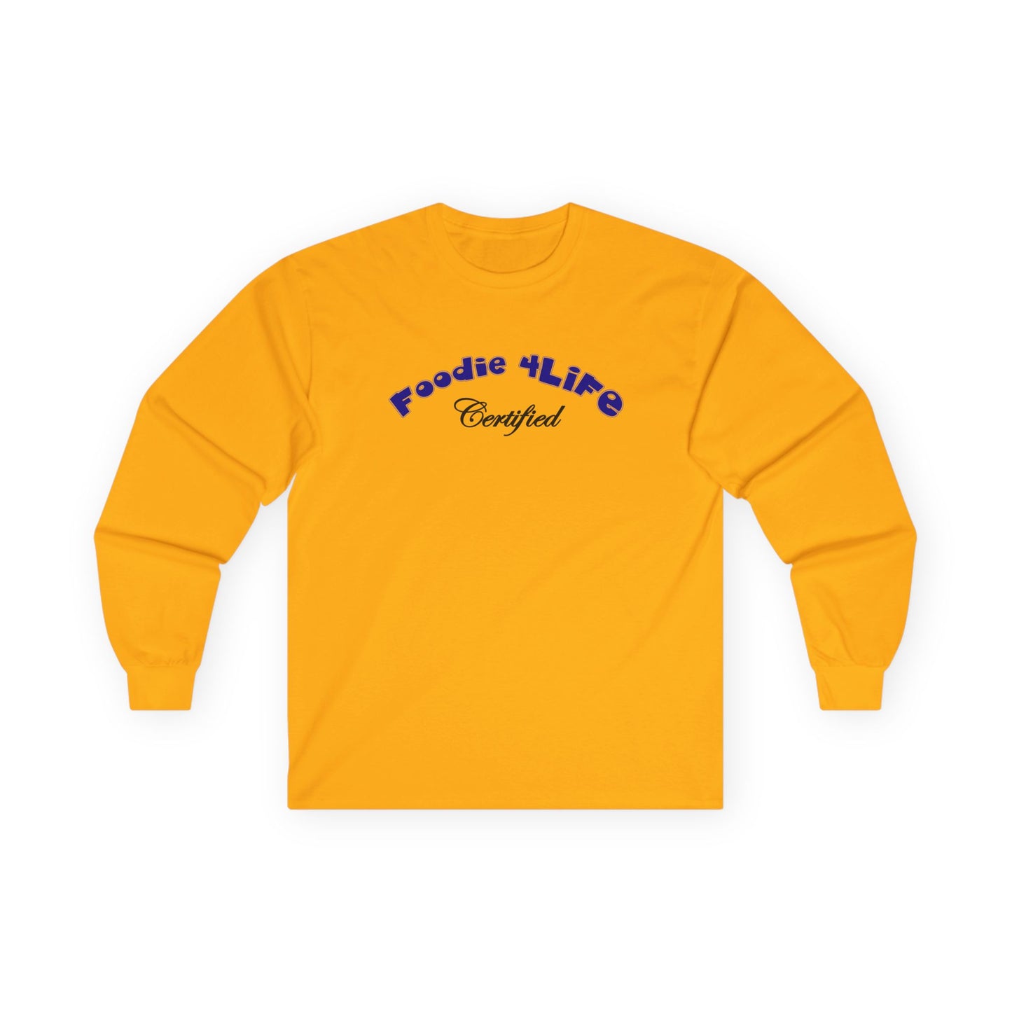L.O.E.F Foodie 4Life Certified Long Sleeve Tee (Dark Blue)