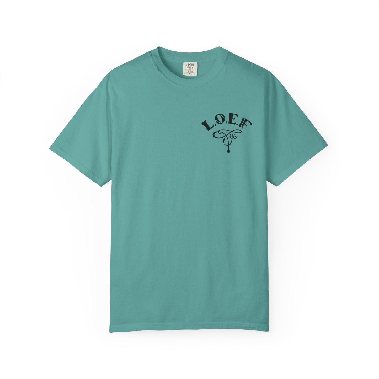 L.O.E.F Foodie 4Life Vegan Unisex Tee Shirt (Neon Yellow)