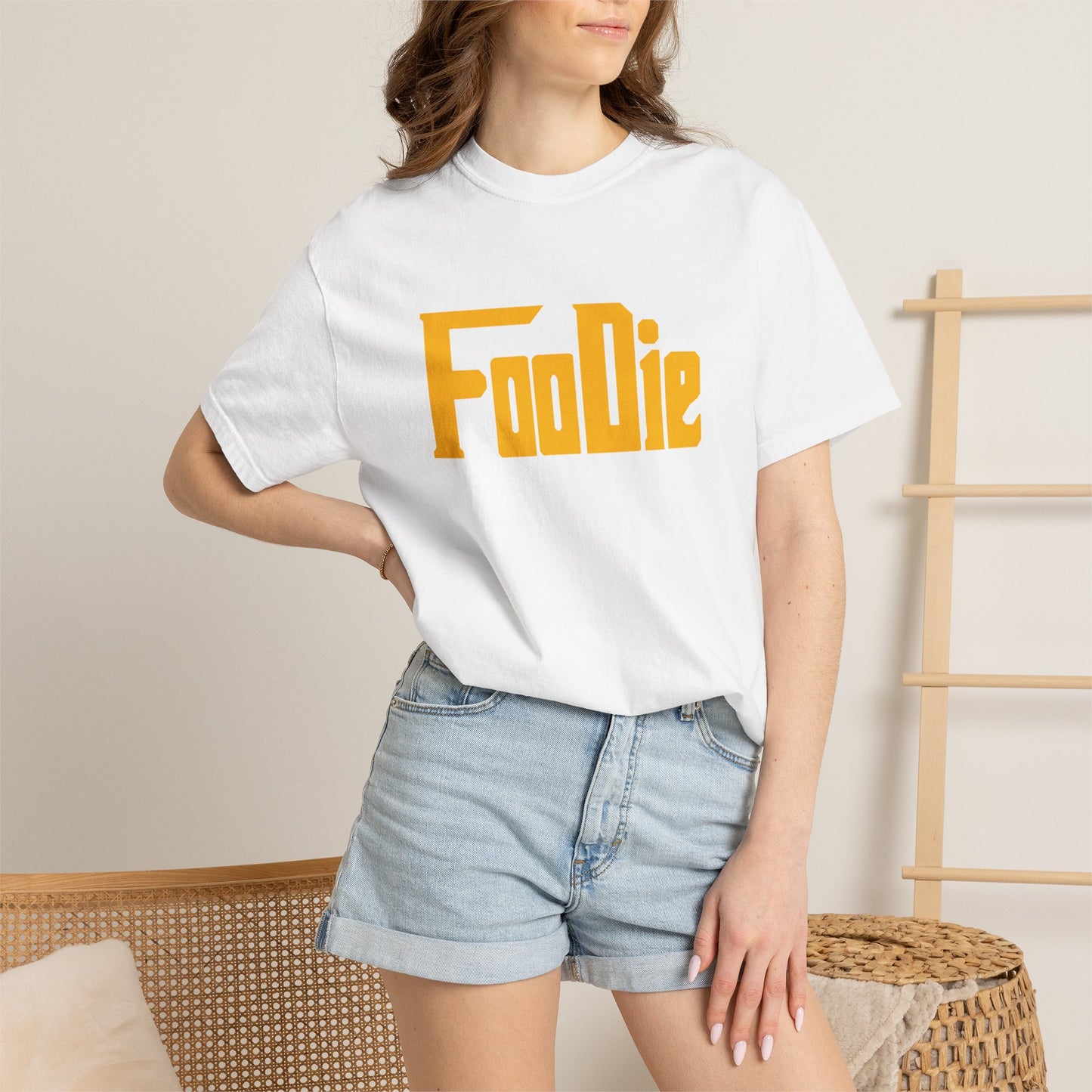 L.O.E.F Foodie Unisex Tee Shirt (Dark Yellow)