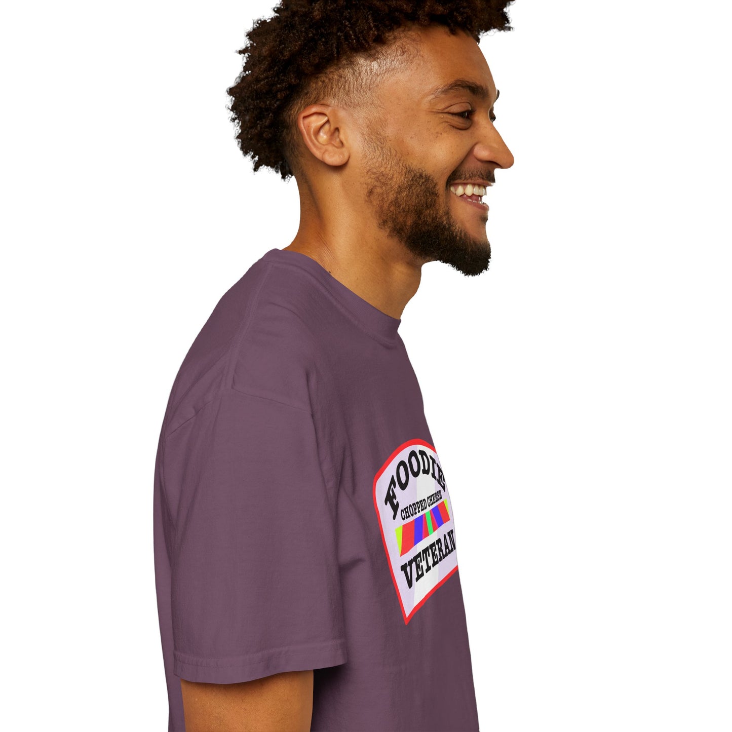 L.O.E.F Foodie Veteran Chopped Cheese Unisex Tee Shirt (Soft Pink)