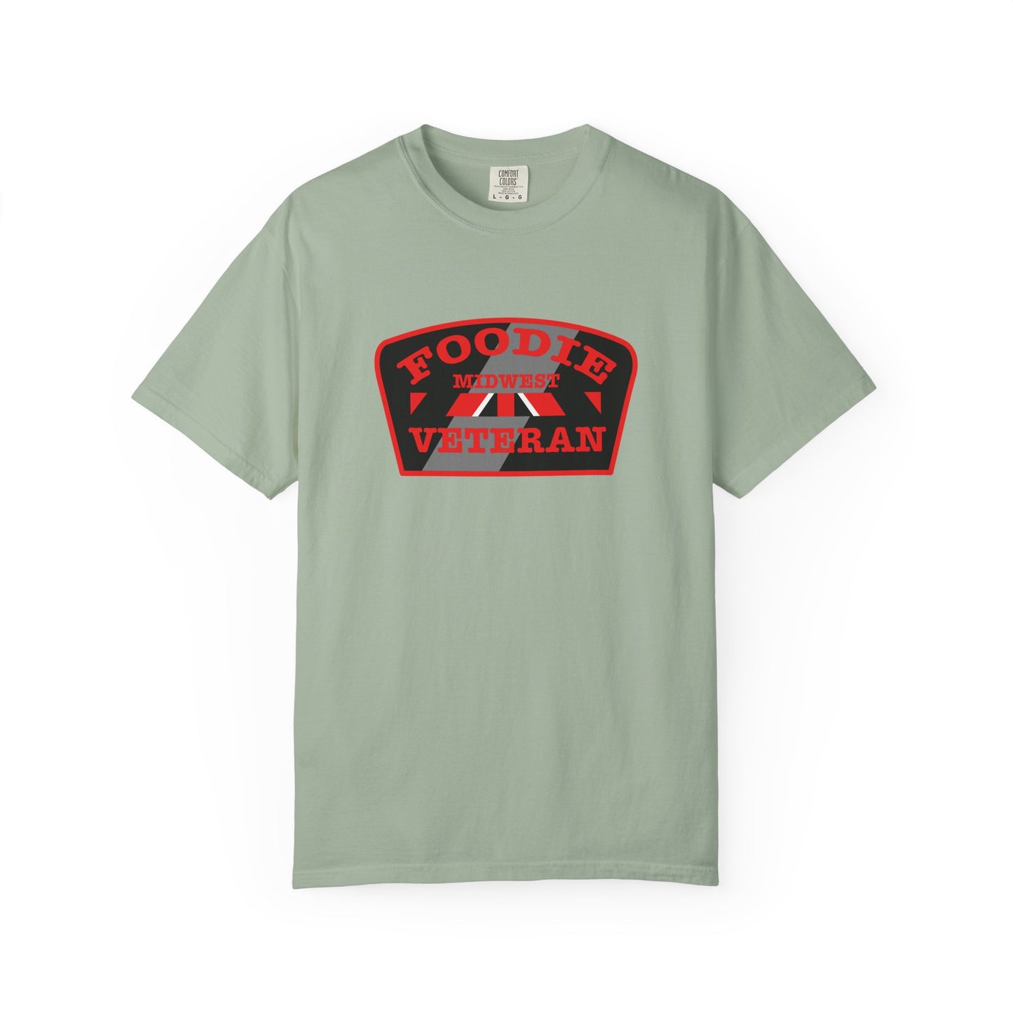 L.O.E.F Foodie Veteran MIDWEST Unisex Tee Shirt (Red)