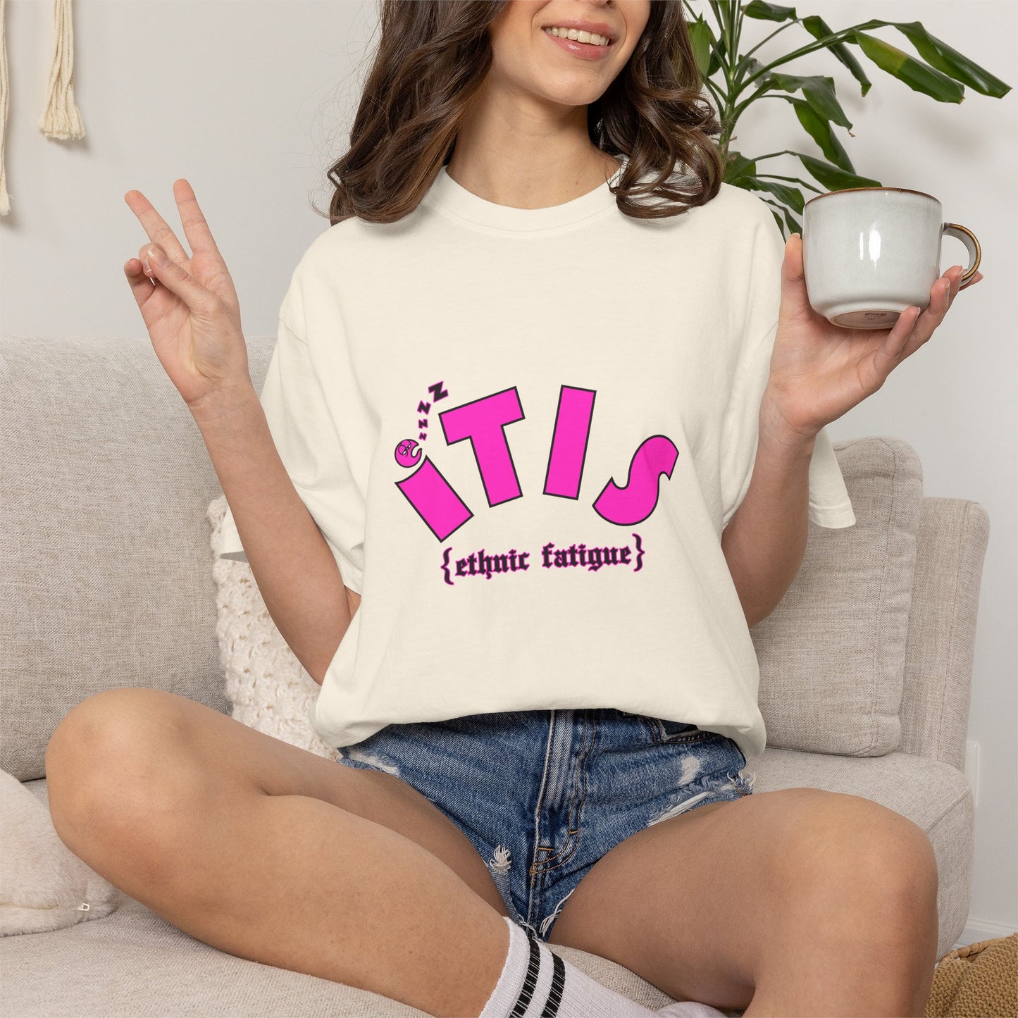 L.O.E.F ITIS Unisex Tee shirt (Pink)