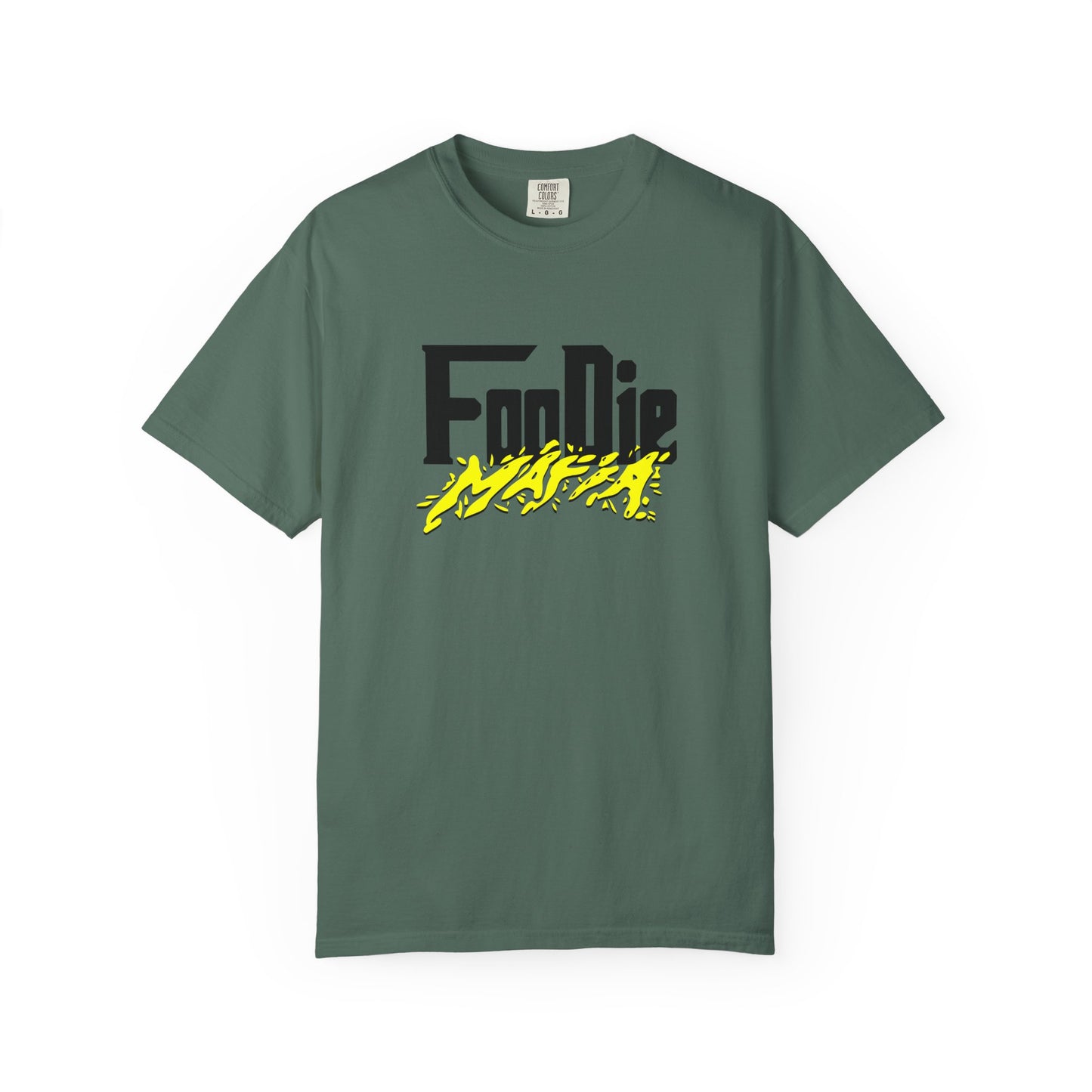 L.O.E.F Foodie Mafia Unisex Tee Shirt (Bright Yellow)