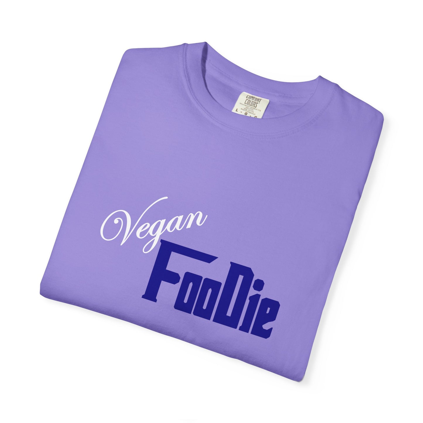L.O.E.F Unisex Vegan Foodie Tee Shirt (Dark Blue)