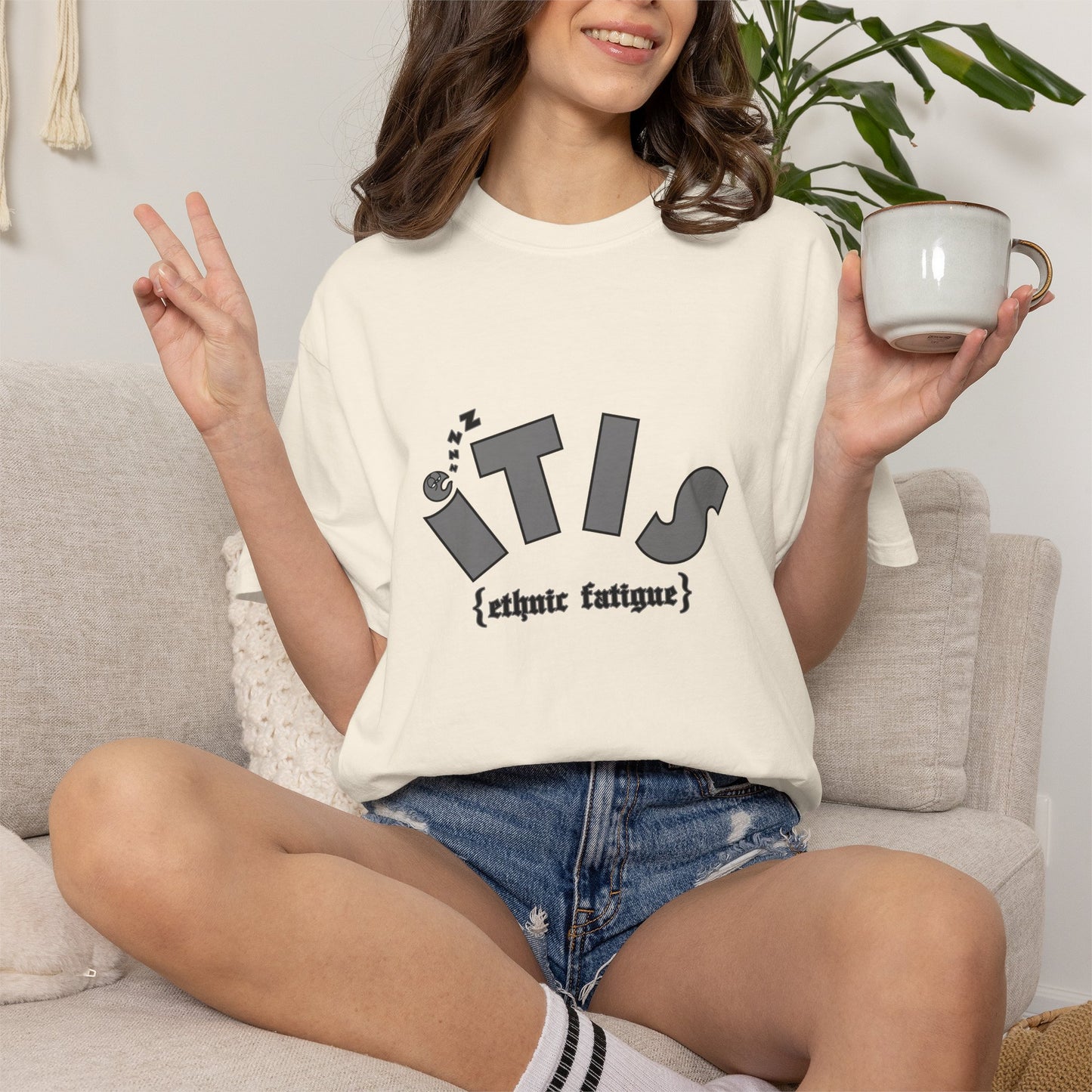 L.O.E.F ITIS Unisex Tee shirt (Gray)