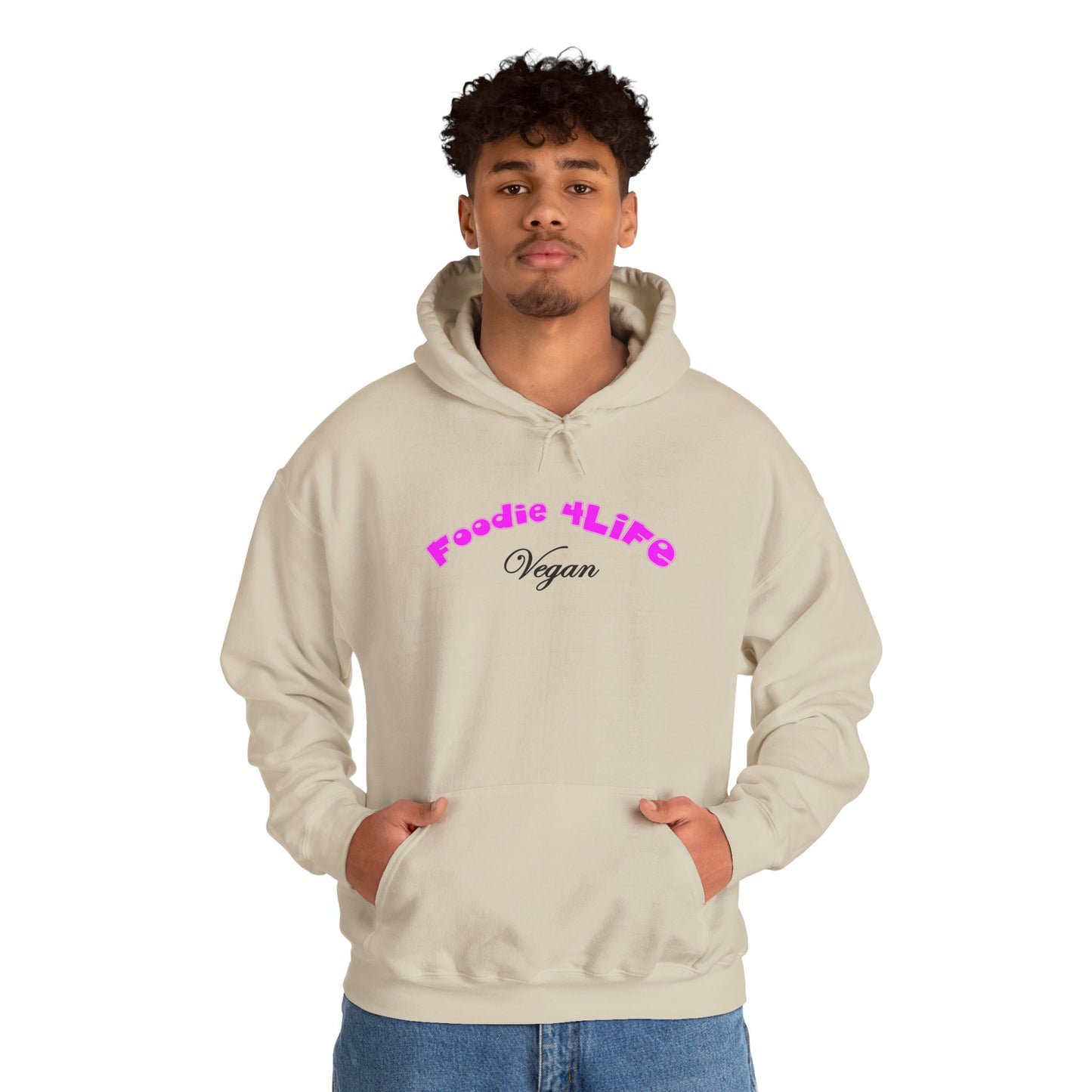 L.O.E.F Foodie 4Life Vegan Hoodie (Fuchsia)