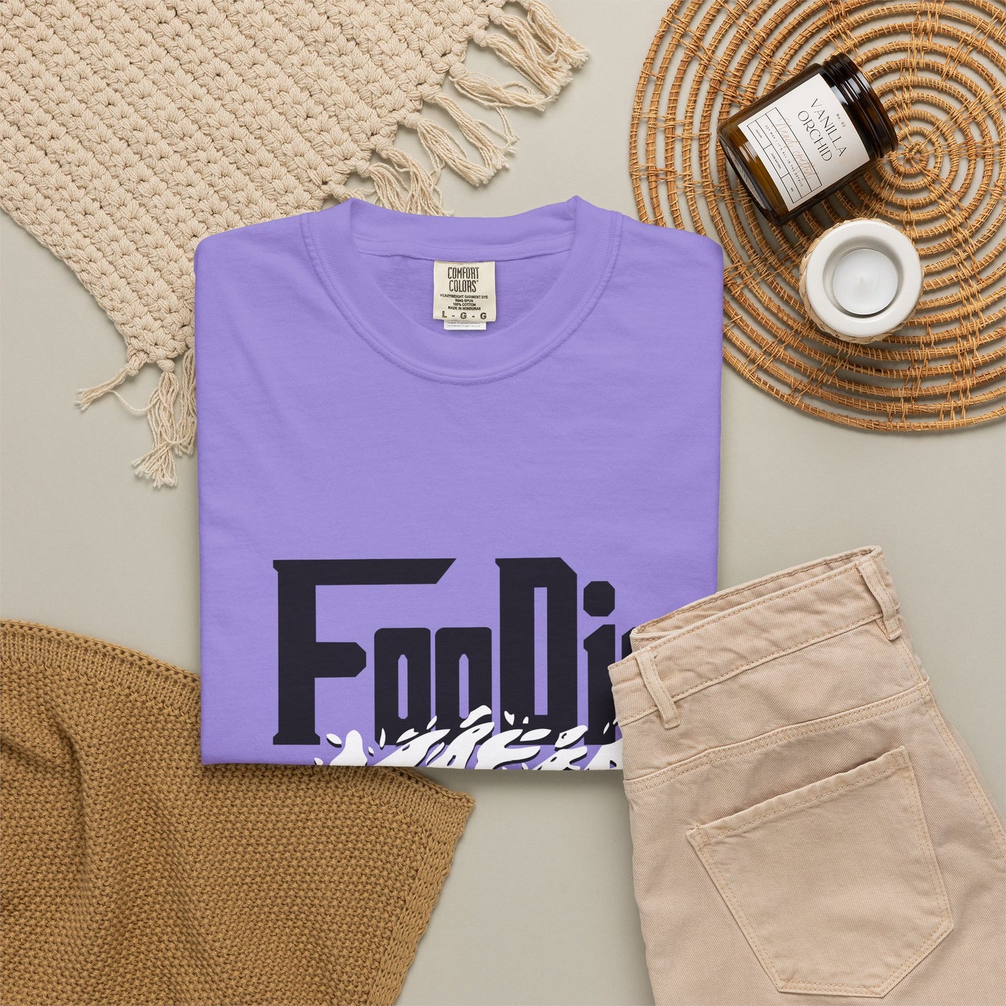 L.O.E.F Foodie Mafia Tee Shirt (White)