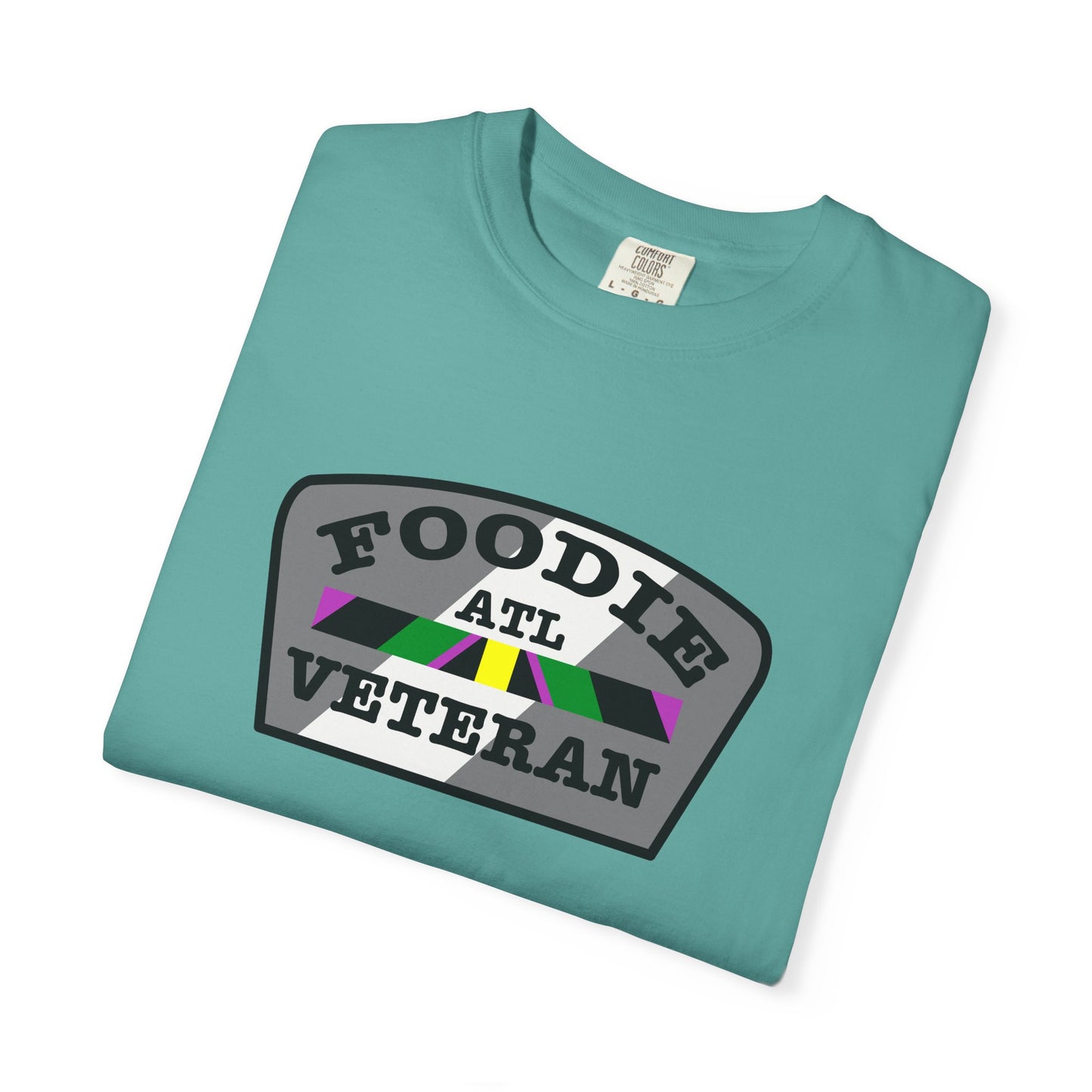 L.O.E.F Foodie Veteran ATL Unisex Tee Shirt (Gray)