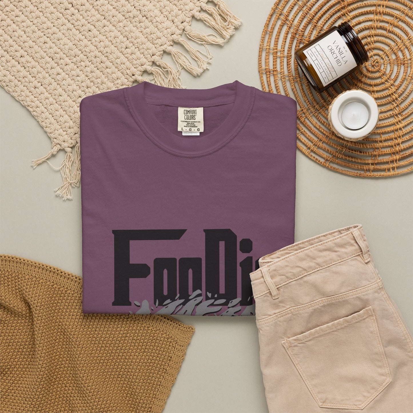 L.O.E.F Foodie Mafia Tee Shirt (Grey)