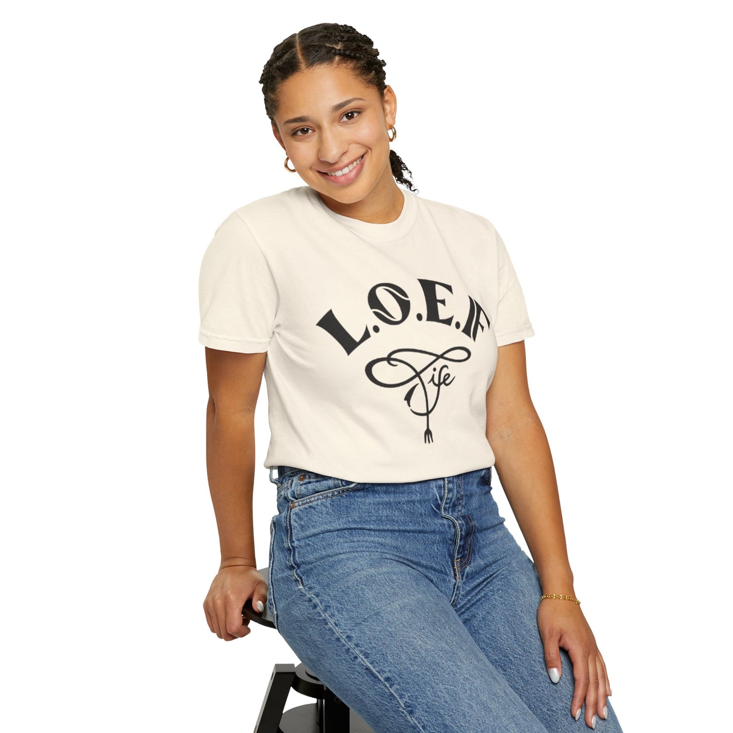 L.O.E.F Life Unisex Tee Shirt (Black)