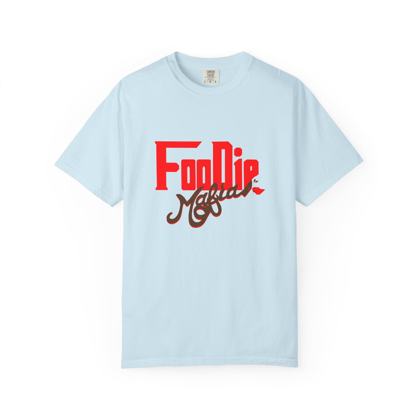 L.O.E.F Red Foodie Mafia Unisex Tee Shirt (Dark Brown)
