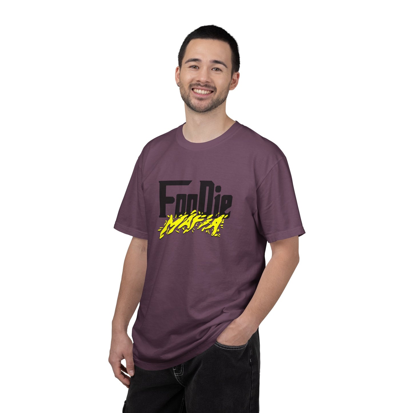 L.O.E.F Foodie Mafia Unisex Tee Shirt (Bright Yellow)