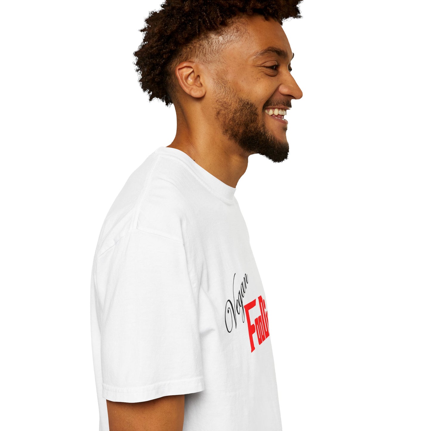 L.O.E.F Unisex Vegan Foodie Tee Shirt (Fiery Red)