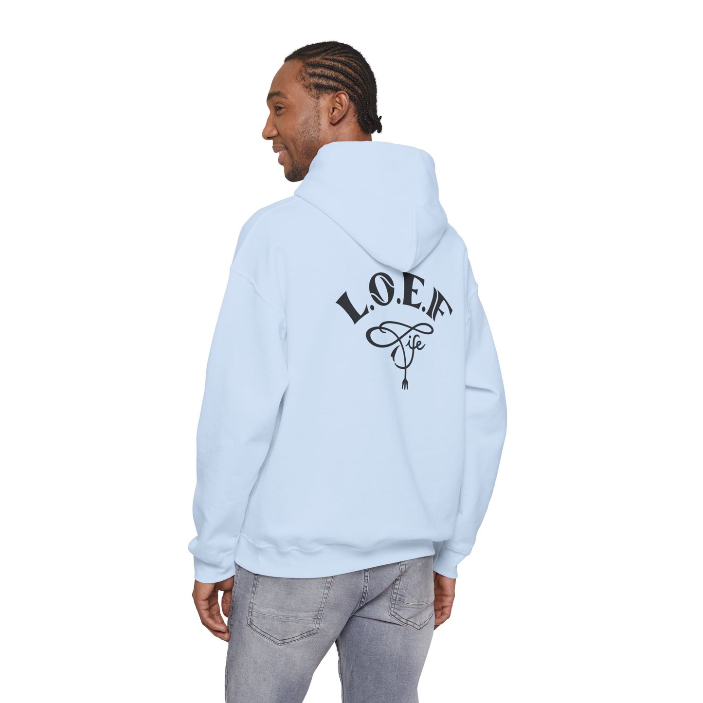 L.O.E.F Foodie 4Life Vegan Hoodie (Rust)