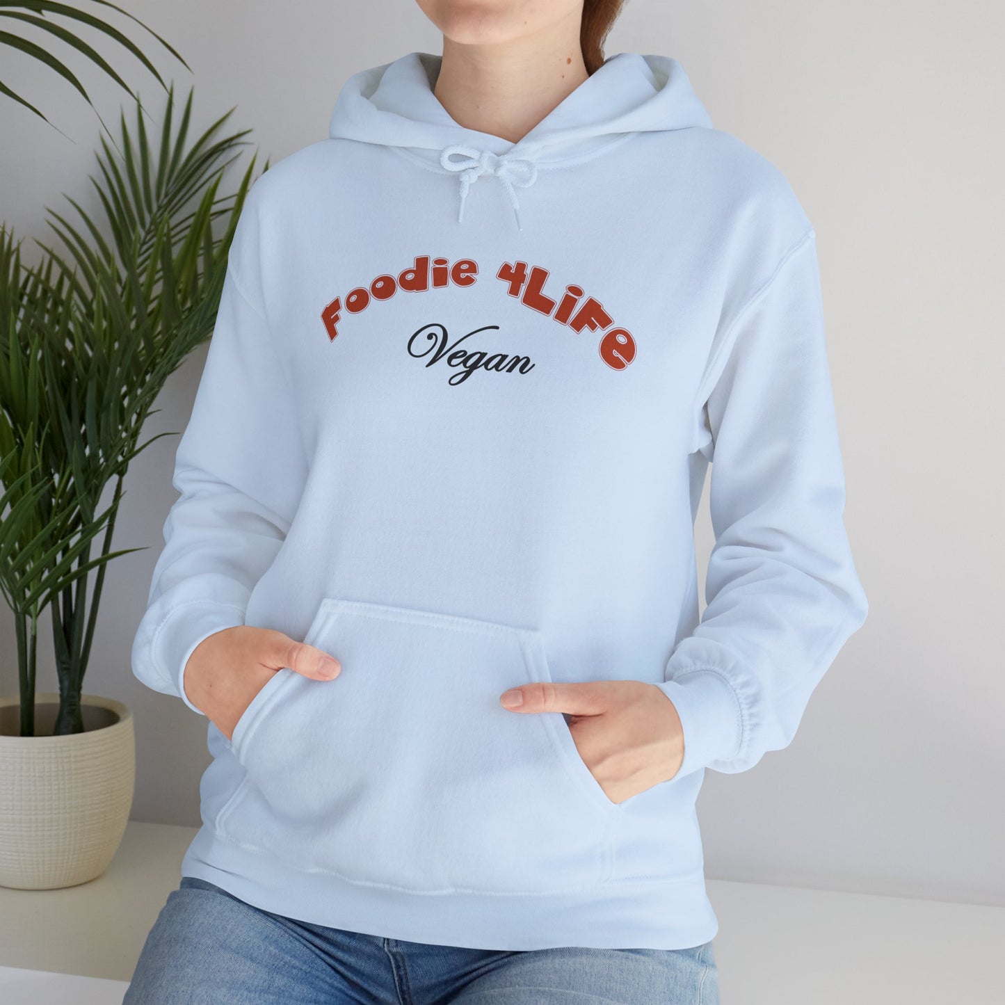 L.O.E.F Foodie 4Life Vegan Hoodie (Rust)