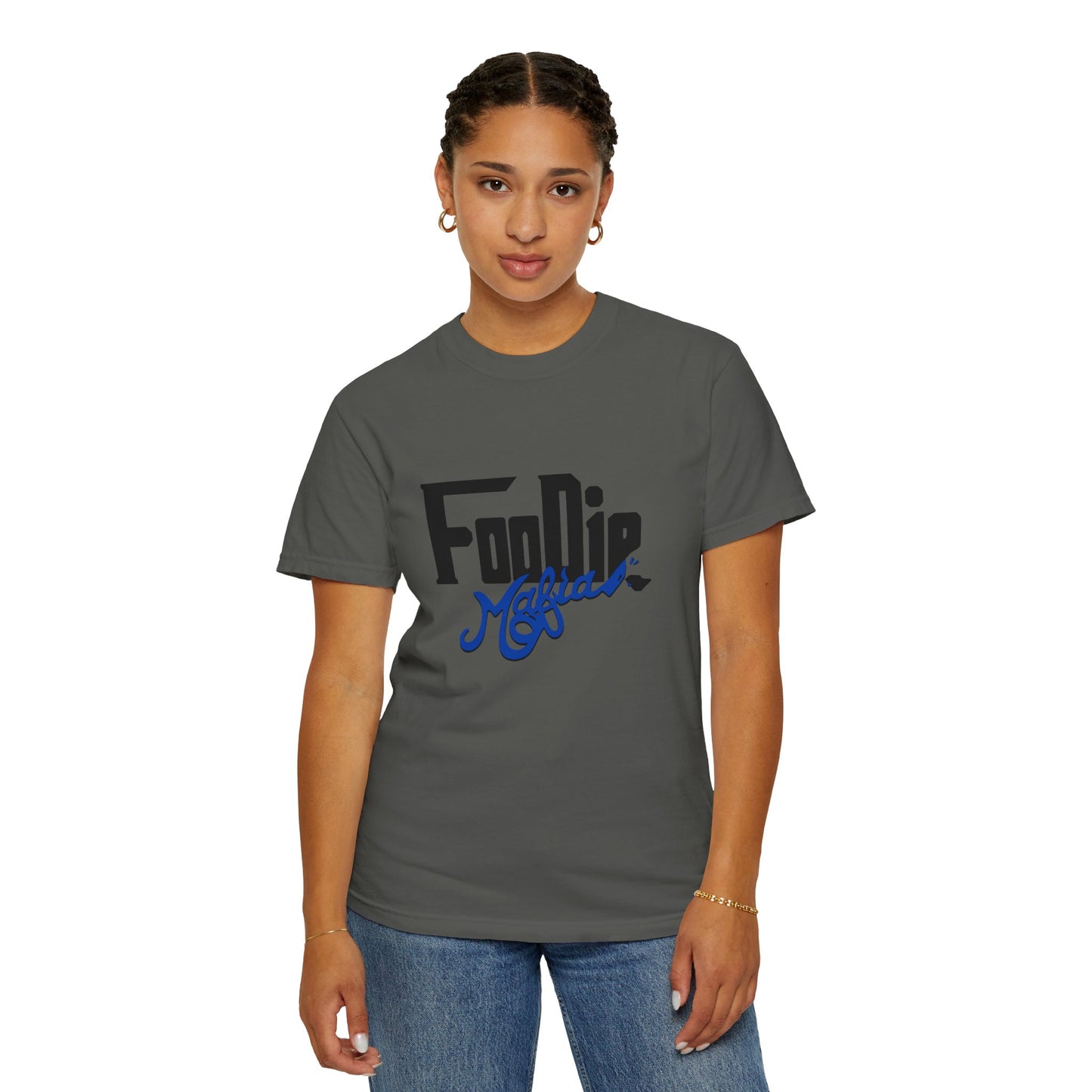 L.O.E.F Foodie Mafia Unisex Tee shirt (Cobalt Blue)