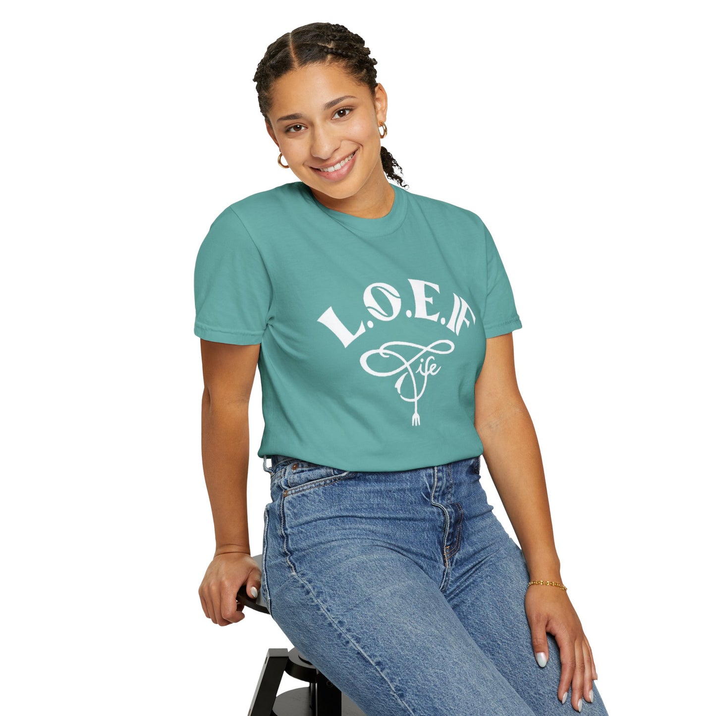 L.O.E.F Life Unisex Tee Shirt (White)