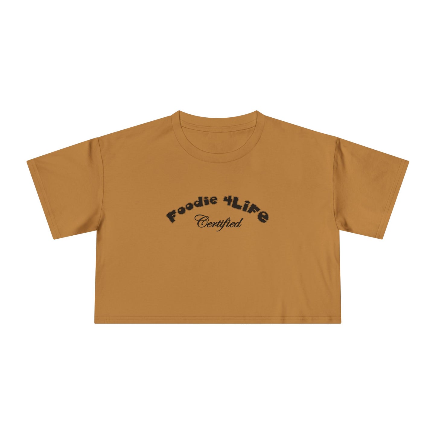 L.O.E.F Foodie 4Life Certified Crop Tee (Black)