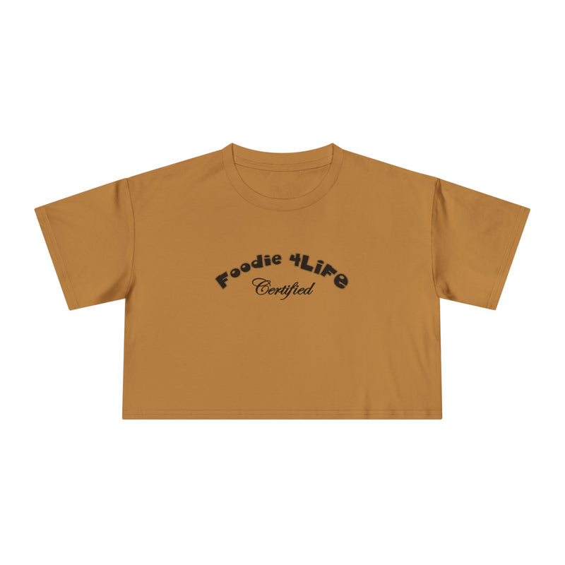 L.O.E.F Foodie 4Life Certified Crop Tee (Black)