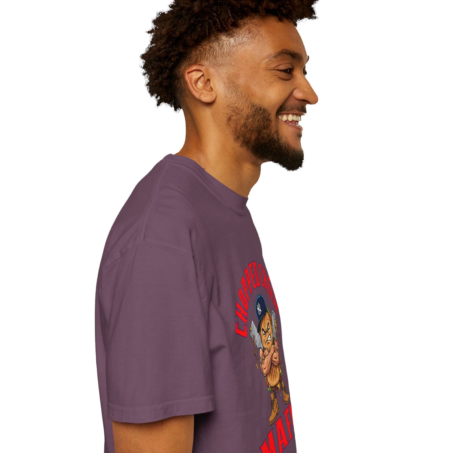 L.O.E.F Mafia Chopped Cheese Unisex Tee Shirt (Red)