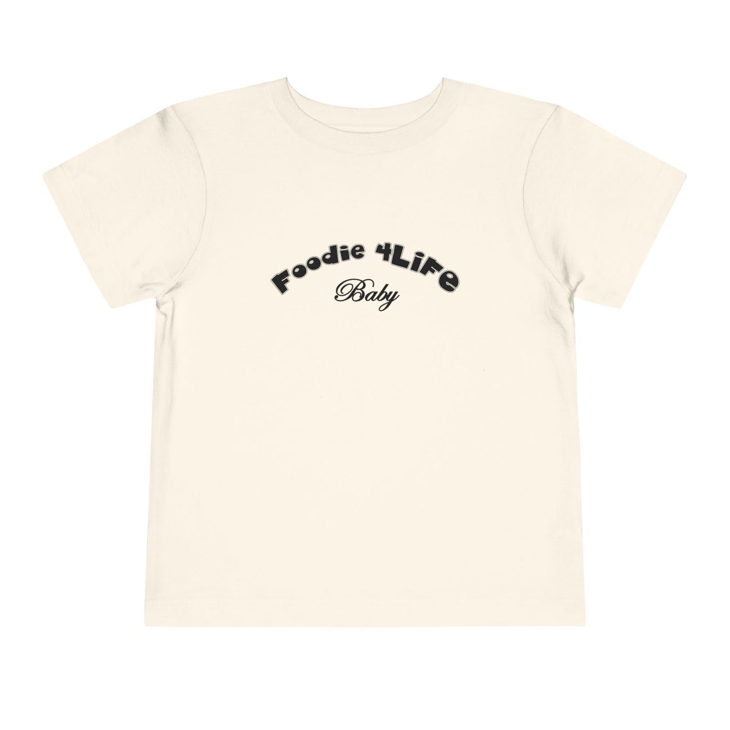 L.O.E.F Foodie 4Life Baby Tee Shirt  (Black)