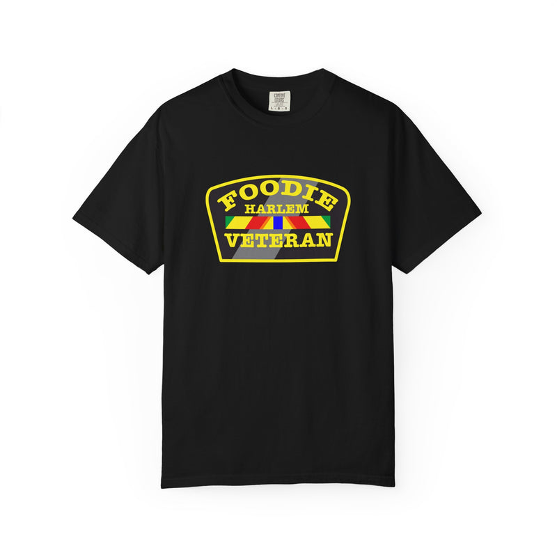 L.O.E.F Foodie Veteran HARLEM Unisex Tee Shirt (Yellow)