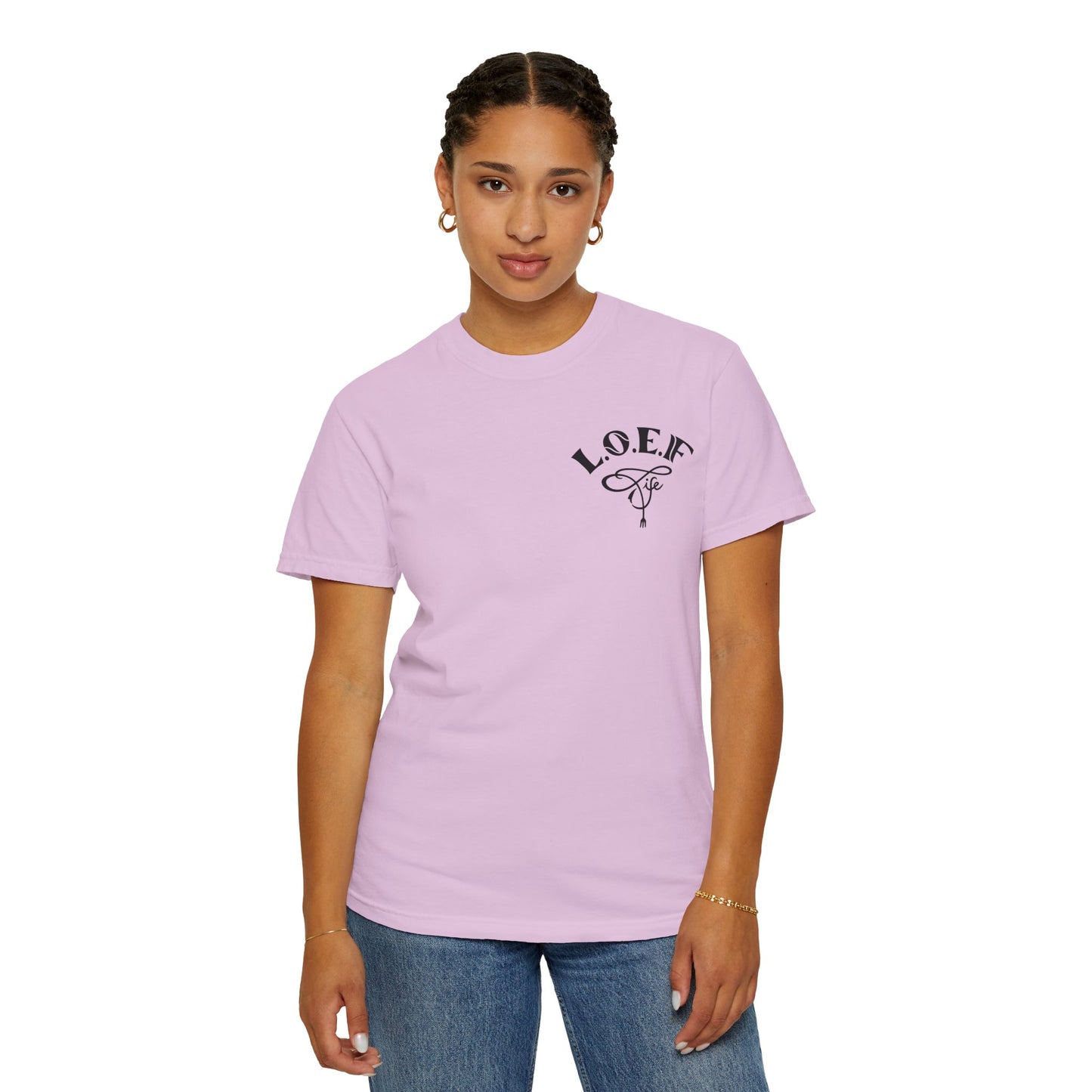 L.O.E.F Foodie 4Life Vegan Unisex Tee Shirt (Neon Green)