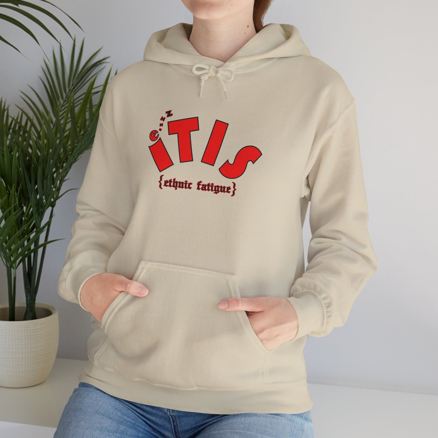 L.O.E.F ITIS Unisex Hooded Sweatshirt (Red)