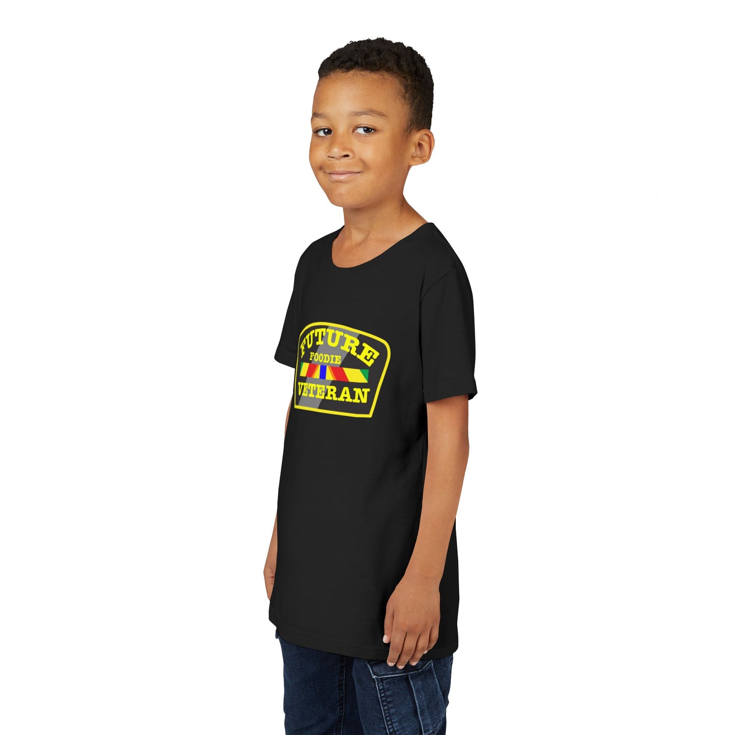 L.O.E.F Future Foodie Veteran Kids Tee Shirt (Yellow)