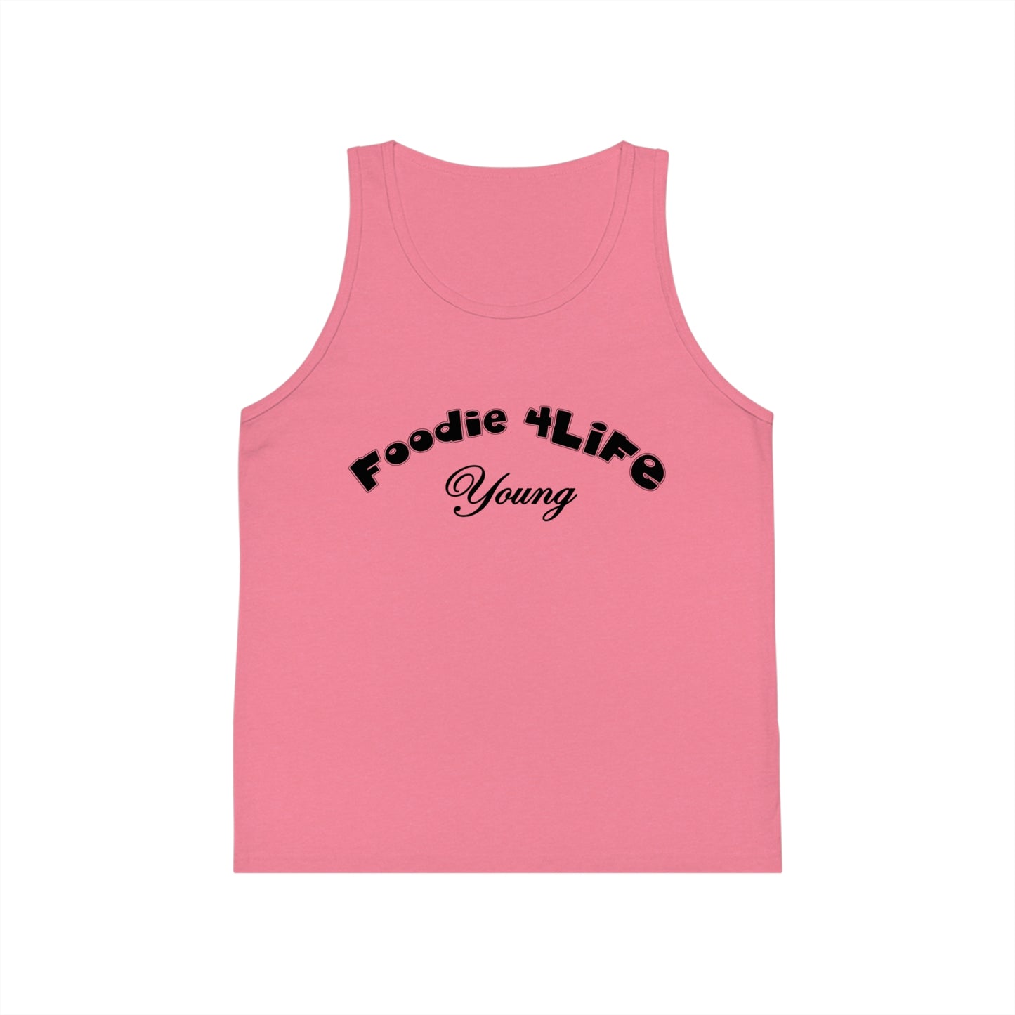 L.O.E.F Foodie 4Life Young Kid's Tank Top (Black)
