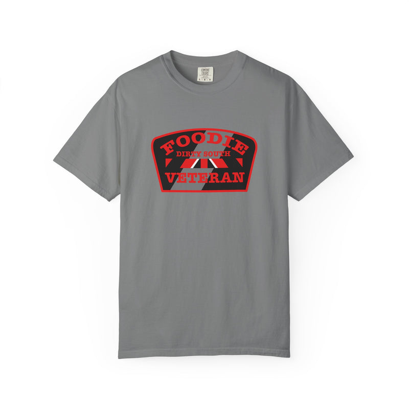 L.O.E.F Foodie Veteran DIRTY SOUTH Unisex Tee Shirt (Red)