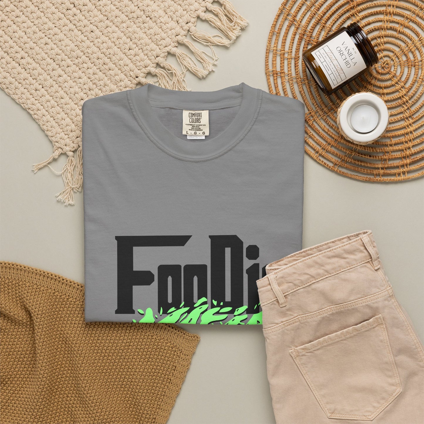 L.O.E.F Foodie Mafia Tee Shirt (Mint Green)