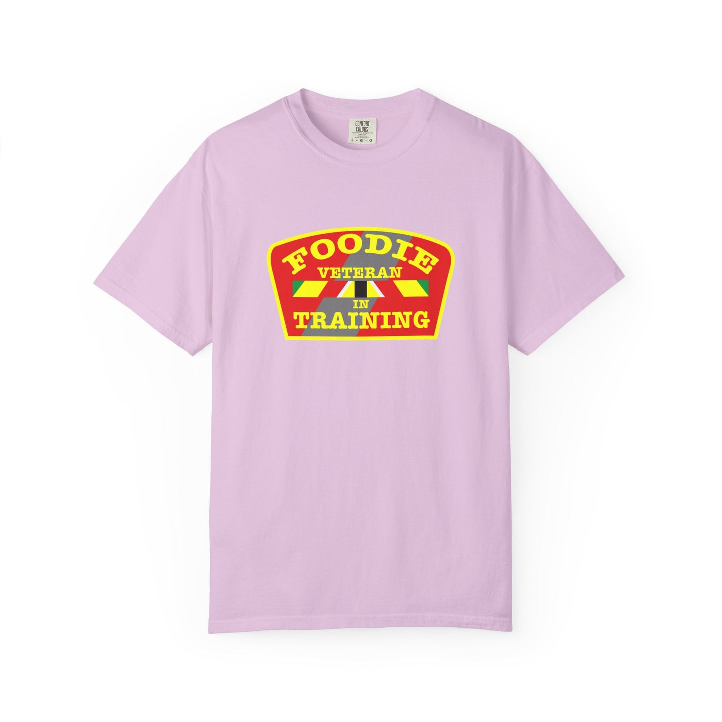 L.O.E.F Foodie Veteran IN TRAINING Unisex Tee Shirt (Yellow)