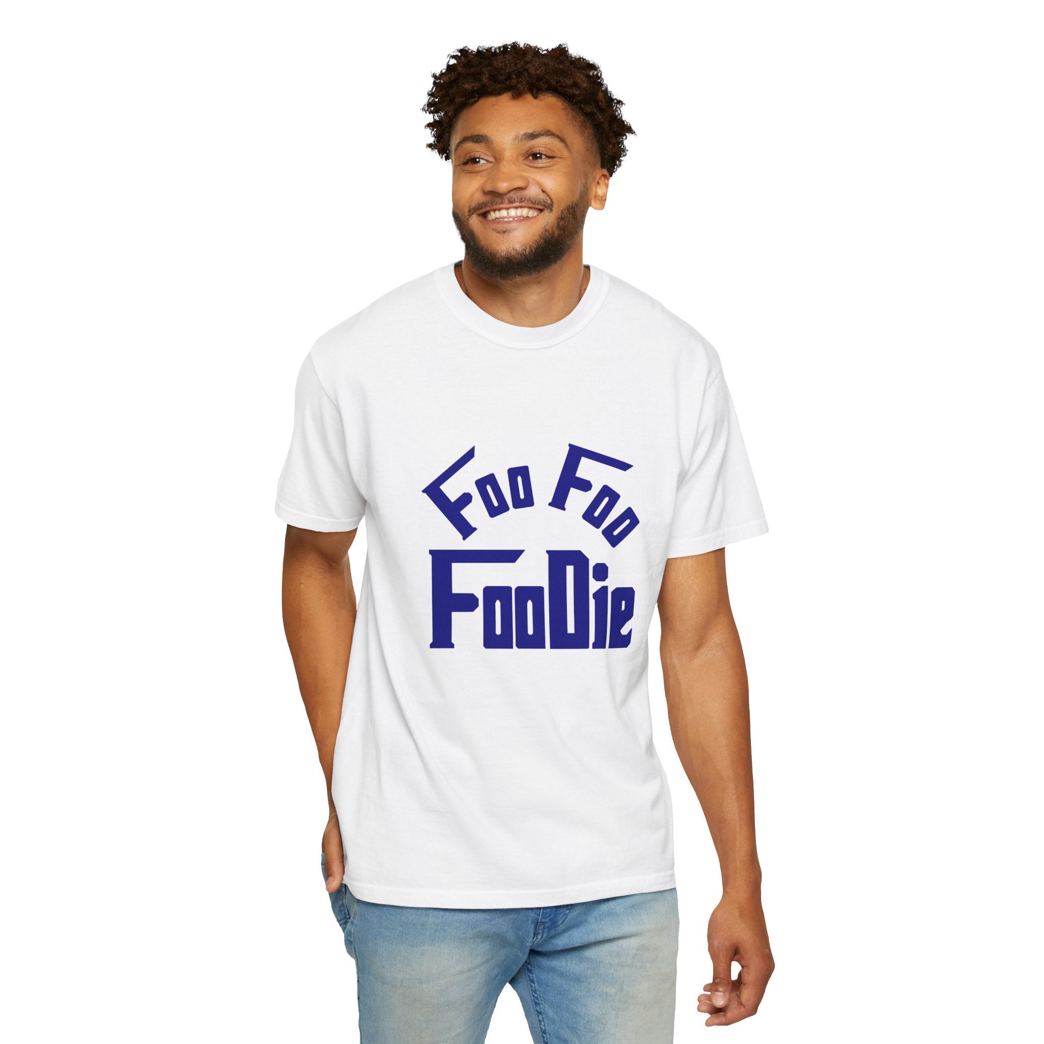 L.O.E.F FOO FOO FOODIE Unisex Tee shirt(Dark Blue)