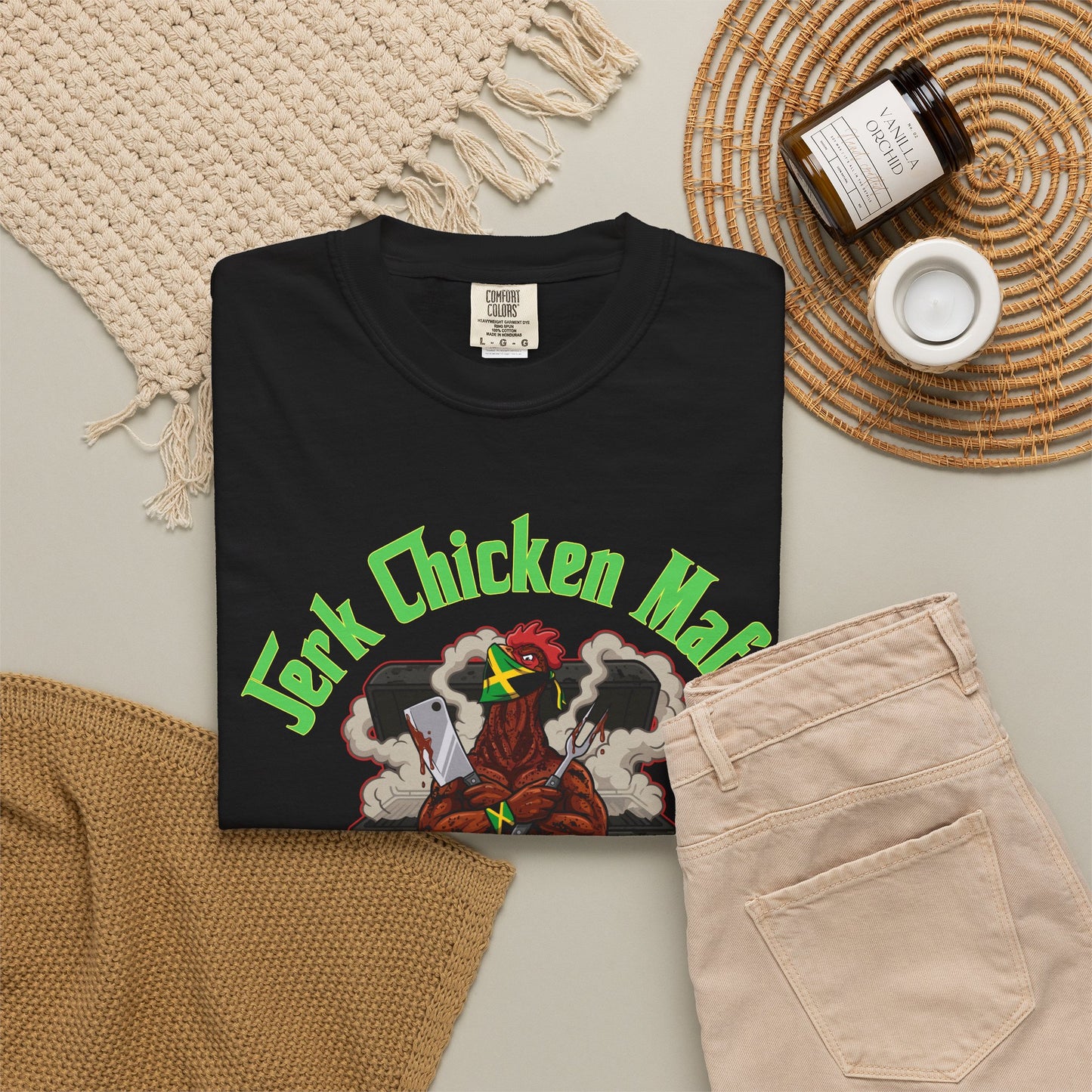 L.O.E.F Jerk Chicken Mafia Unisex Tee Shirt