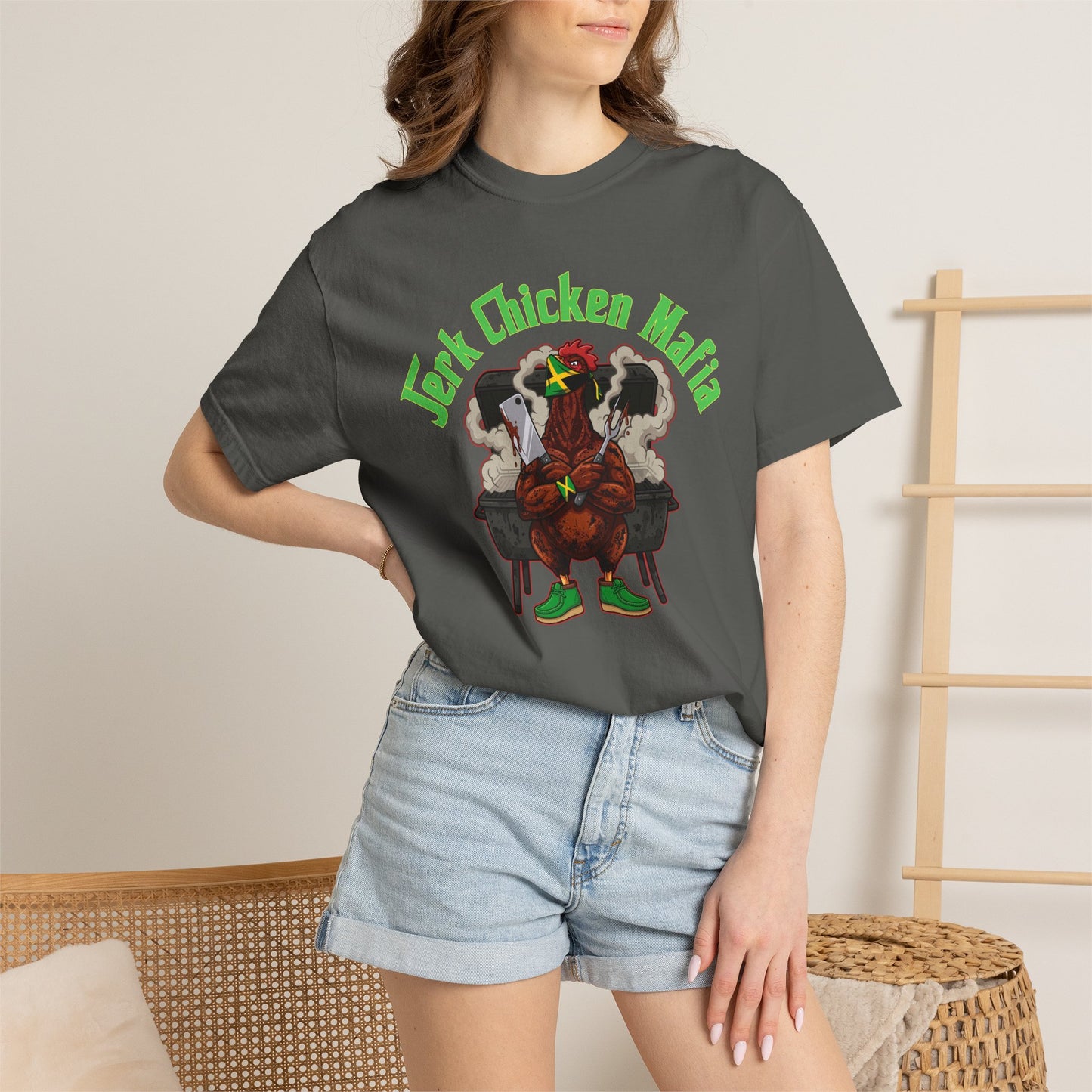 L.O.E.F Jerk Chicken Mafia Unisex Tee Shirt