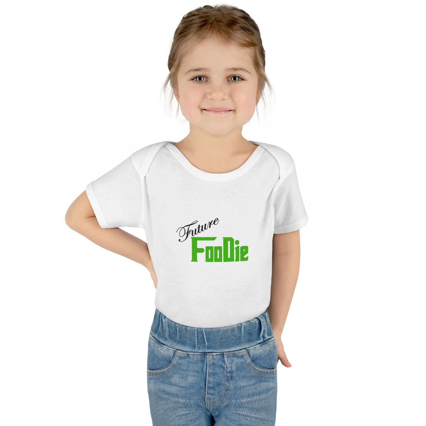 L.O.E.F Future Foodie Toddler Bodysuit (Kelly Green)