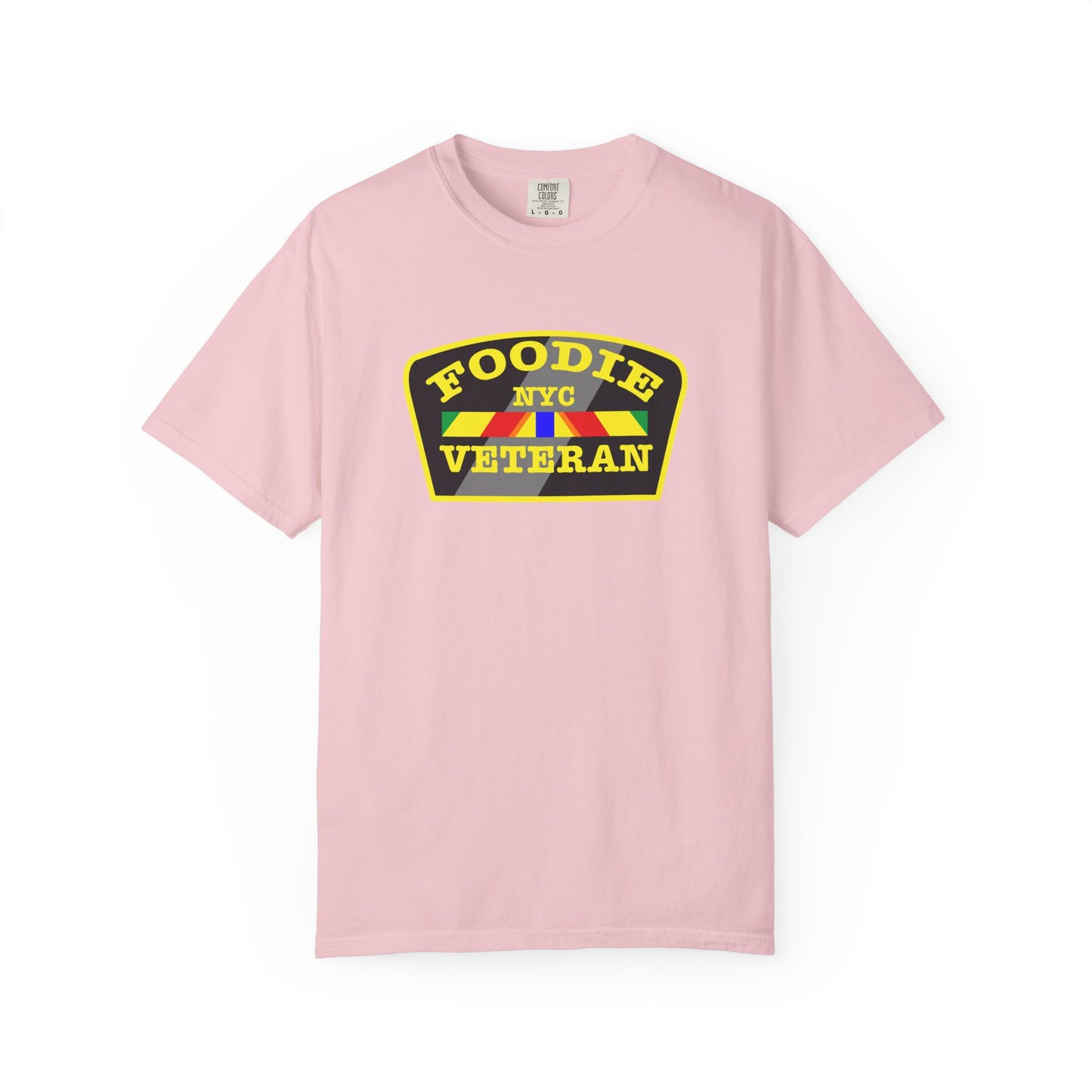 L.O.E.F Foodie Veteran NYC Unisex Tee Shirt (Yellow)