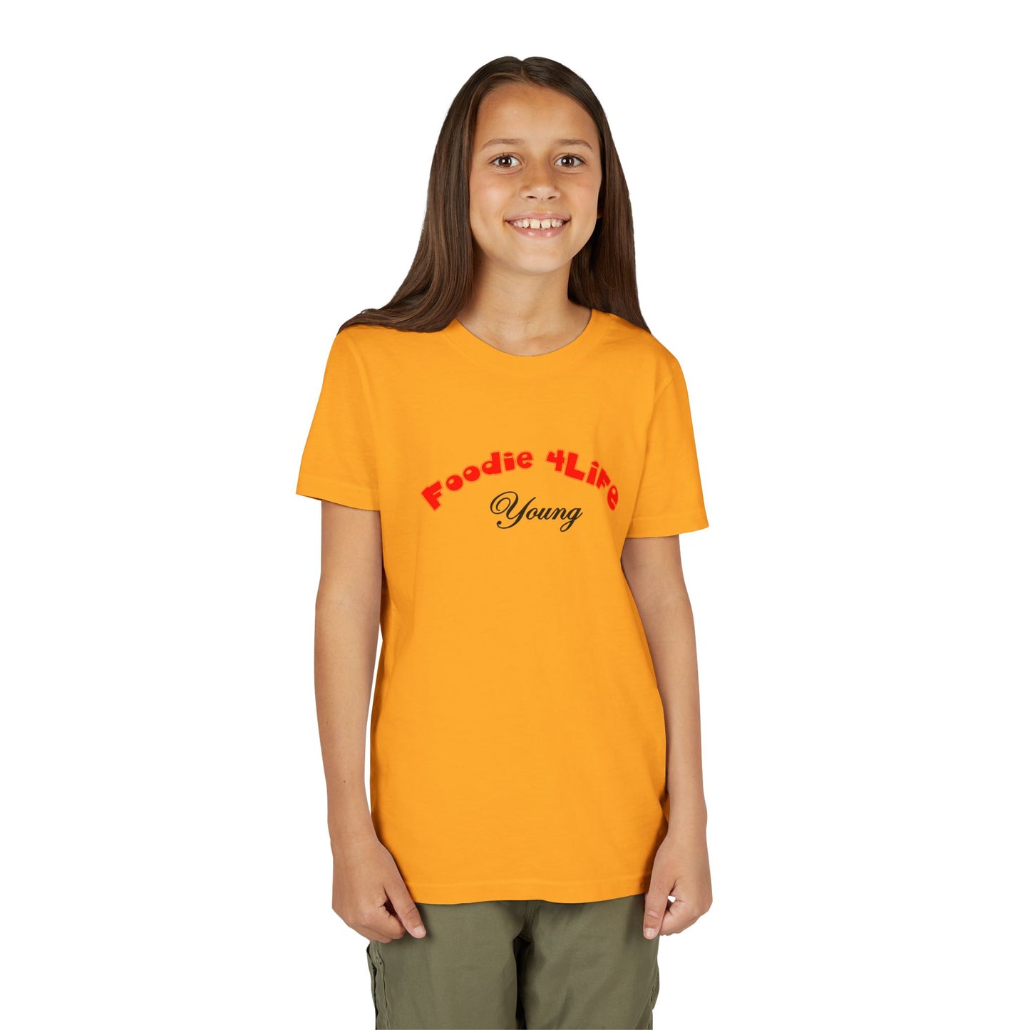 L.O.E.F Foodie 4Life Young Tee Shirt  (Fiery Red)