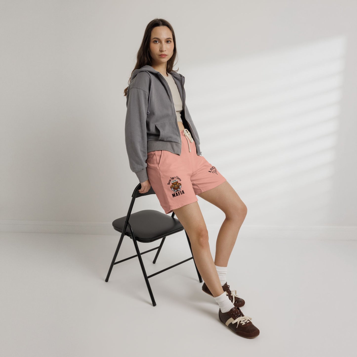 L.O.E.F Bacon Egg n Cheese Mafia Sweat Shorts